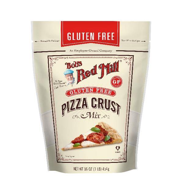 Bob's Red Mill Gluten Free Pizza Crust Mix One Four Pouches 16 Ounce Size - 4 Per Case.