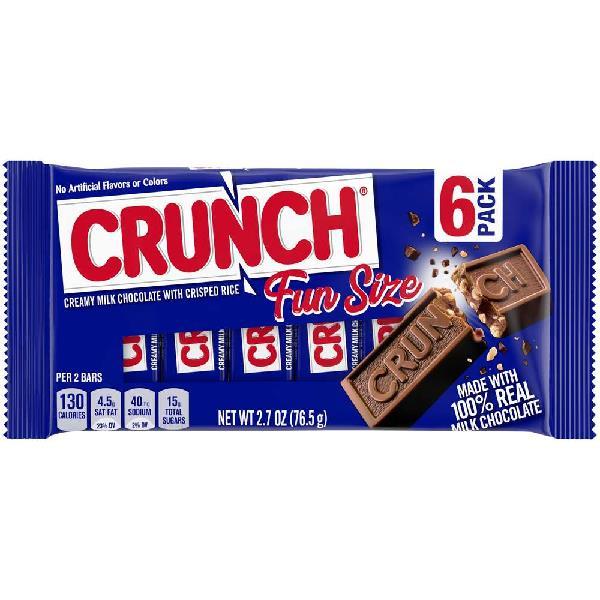 Crunch Fun Size USA 2.7 Ounce Size - 24 Per Case.