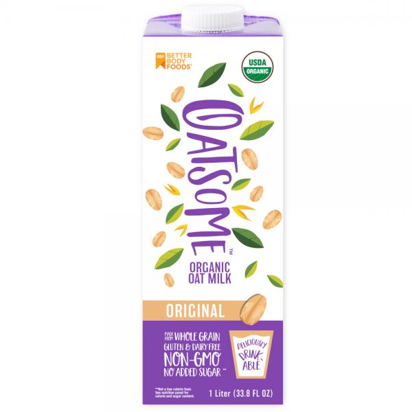 Oatsome Oatsome Organic Oat Milk 1 Liter - 6 Per Case.