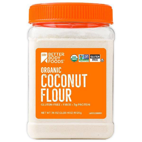 Betterbody Foods Organic Coconut Flour 2.25 Pound Each - 3 Per Case.