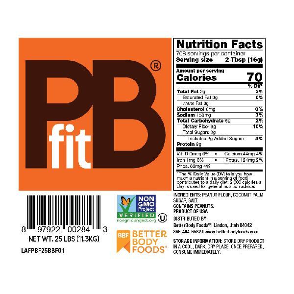 Pbfit Pbfit Box 25 Pound Each - 1 Per Case.