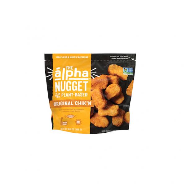 Alpha Foods Plant Based Chik'n Nuggets 10.9 Ounce Size - 12 Per Case.