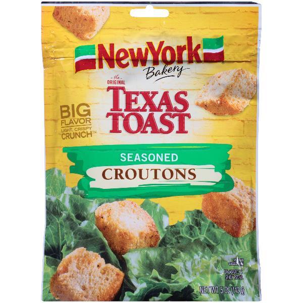 Texas Toast Seasoned Croutons 5 Ounce Size - 12 Per Case.