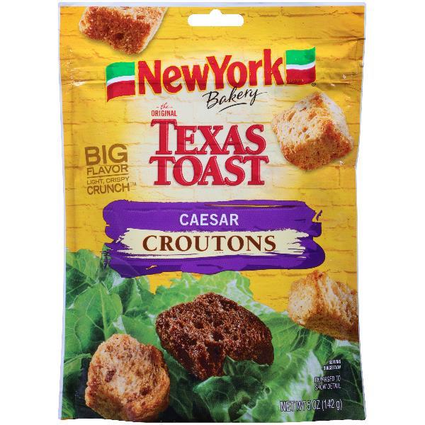 Texas Toast Ceasar Croutons 5 Ounce Size - 12 Per Case.