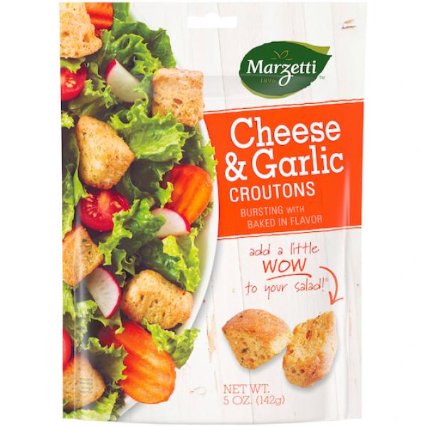 Cheese & Garlic Croutons 5 Ounce Size - 12 Per Case.