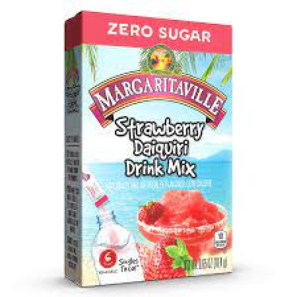 Margaritaville Strawberry Daiquiri Singles To Go 6 Count Packs - 12 Per Case.