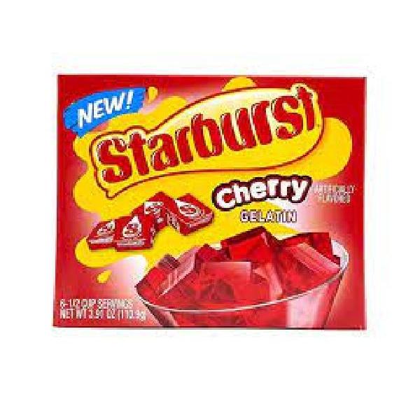 Starburst Cherry Gelatin 3.91 Ounce Size - 12 Per Case.