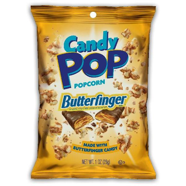 Ea CtButterfinger Candy Pop Popcorn 1 Ounce Size - 48 Per Case.