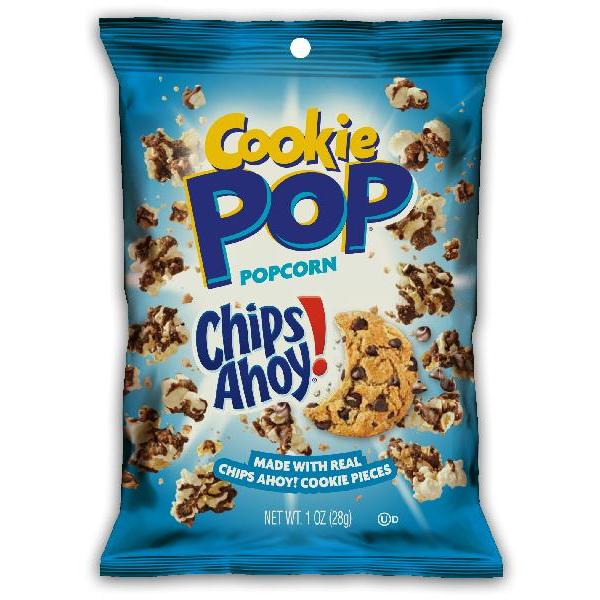 Ea CtChips Ahoy Cookie Pop Popcorn 1 Ounce Size - 48 Per Case.