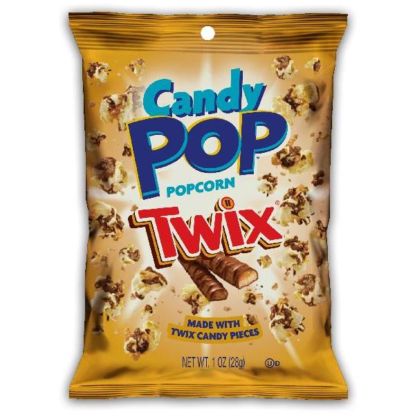 Ea Twix Candy Pop Popcorn 1 Ounce Size - 48 Per Case.