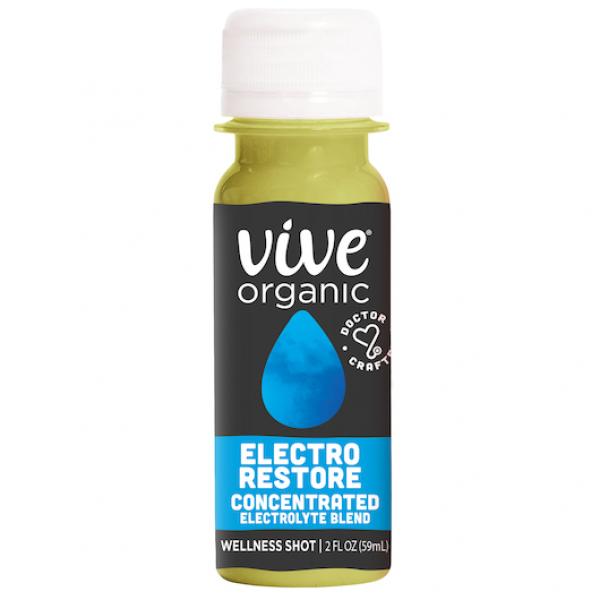 Vive Organic Electro Restore 2 Fluid Ounce - 12 Per Case.