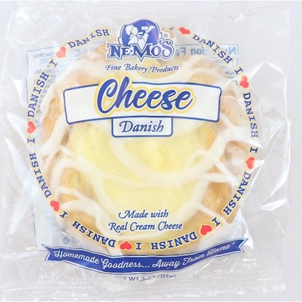 Round Cheese Danish 4 Ounce Size - 12 Per Case.