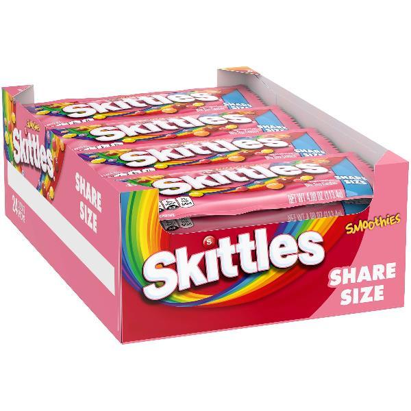 Skittles Smoothie Share Size Count Per 4 Ounce Size - 144 Per Case.