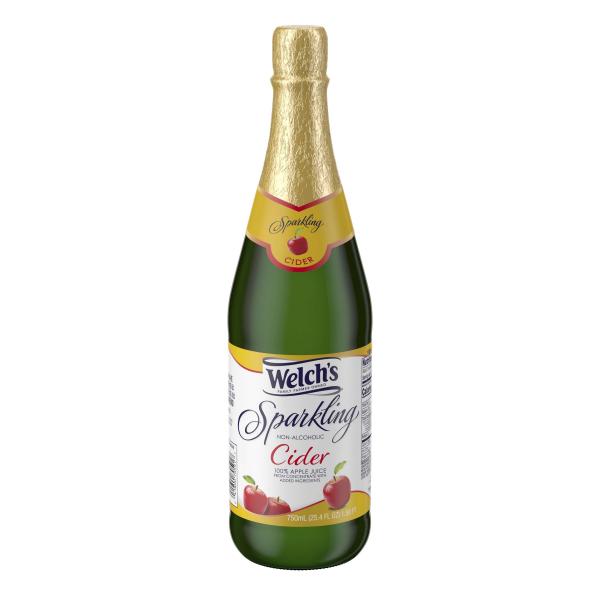 Welch's Sparkling Juice Cider 25.4 Fluid Ounce - 12 Per Case.