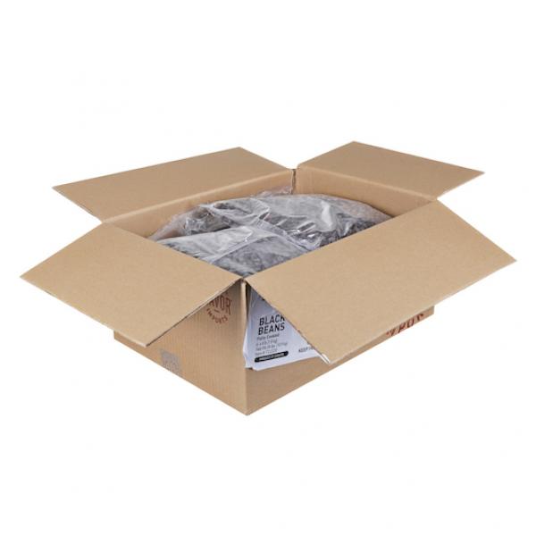 Savor Imports Black Beans Cooked Individualquick Frozen 4 Pound Each - 6 Per Case.