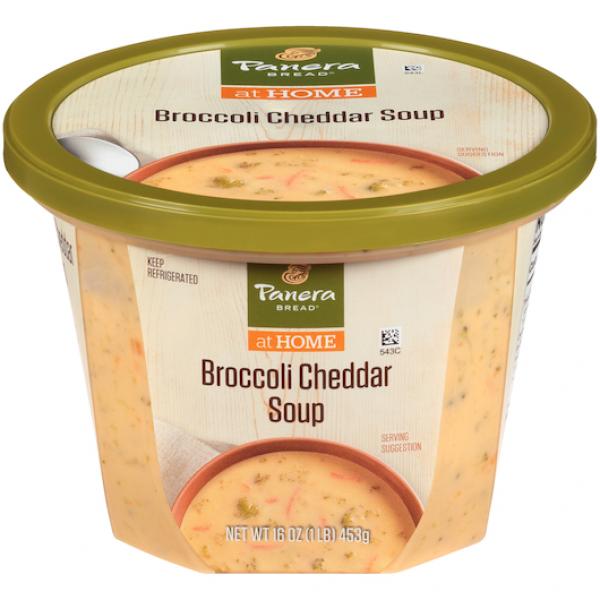 Panera Bread Broccoli Cheddar Soup 16 Ounce Size - 6 Per Case.
