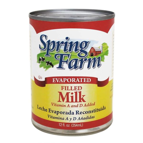 Spring Farm Filled Evap Milk 12 Fluid Ounce - 24 Per Case.