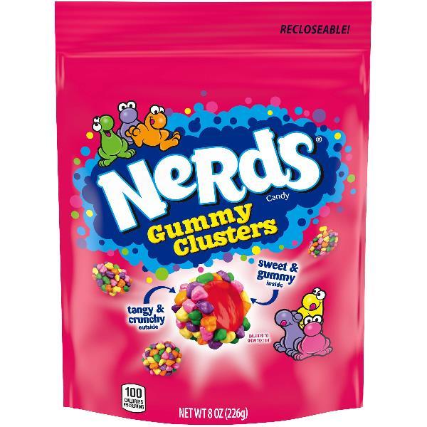 Nerds Gummy Clusters Candies Sub 8 Ounce Size - 6 Per Case.