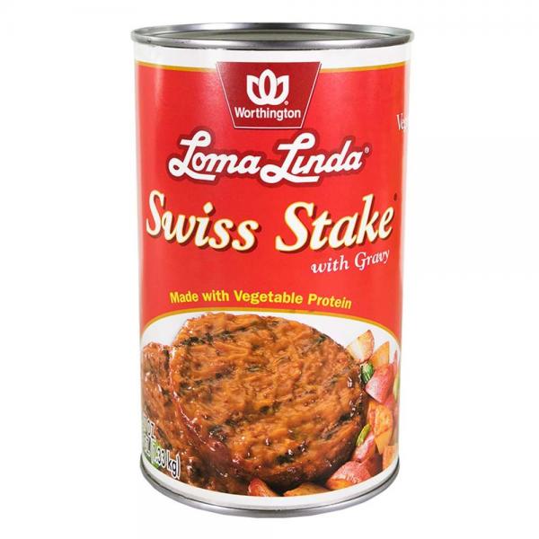 Swiss Stake With Gravy 47 Ounce Size - 12 Per Case.
