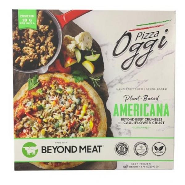 Oggi Foods Inc Americana Beyond Meat Pizza 390 Grams Each - 12 Per Case.
