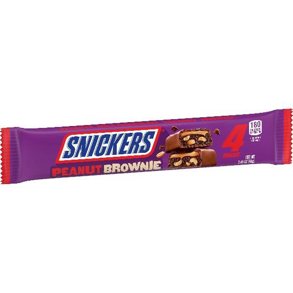Snickers Peanut Brownie Bar Share Size Per Carton Per 2.4 Ounce Size - 144 Per Case.