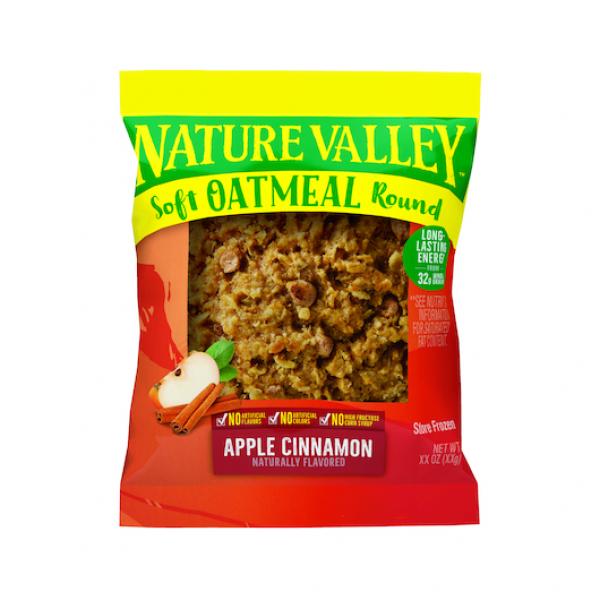 Nature Valley™ Oatmeal Round Apple Cinnamon 2.32 Ounce Size - 72 Per Case.