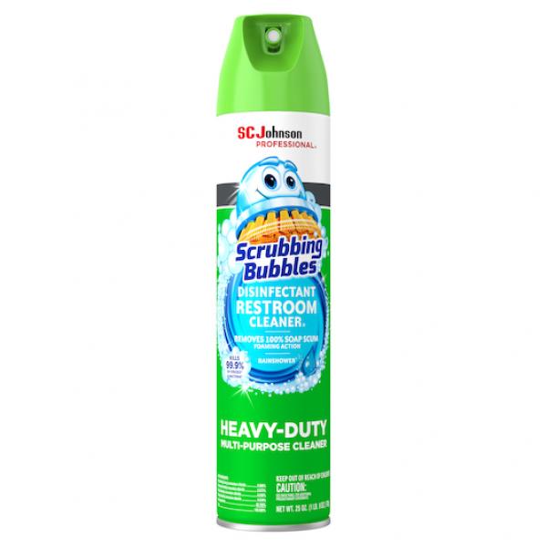 Disinfectant Restroom Cleaner Aerosol 25 Ounce Size - 12 Per Case.