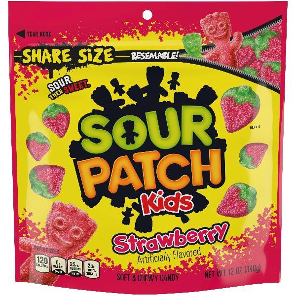 Sour Patch Strawberry Bag 12 Ounce Size - 12 Per Case.