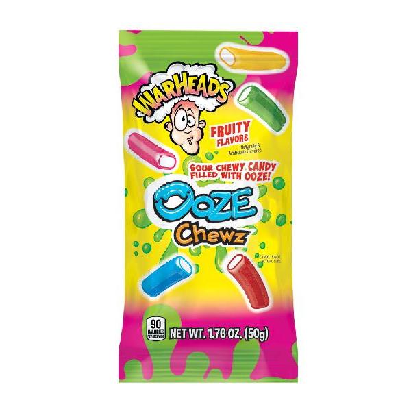 Warheads Ooze Chews 10 Count Packs - 10 Per Case.