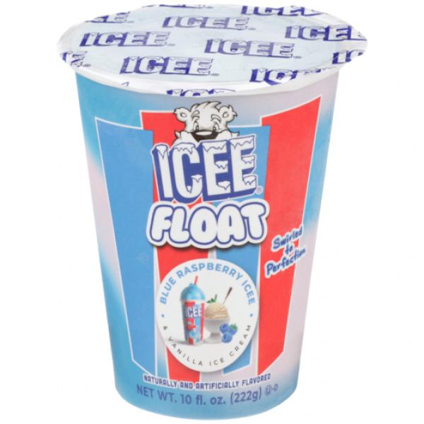 Icee Float Cup Blue Raspberry Vanilla, 10 Fluid Ounce - 12 Per Case.
