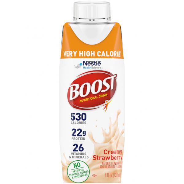 Nestle Boost Adult Nutrition Strawberry 8.01 Fluid Ounce - 24 Per Case.
