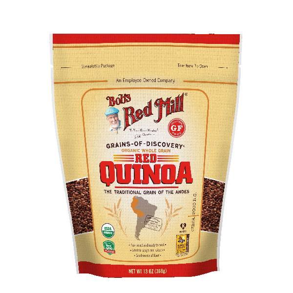 Bob's Red Mill Organic Red Quinoa 13 Ounce Size - 5 Per Case.
