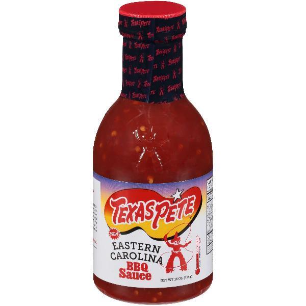 Texas Pete Eastern Carolina BBQ Sauce 16 Ounce Size - 6 Per Case.