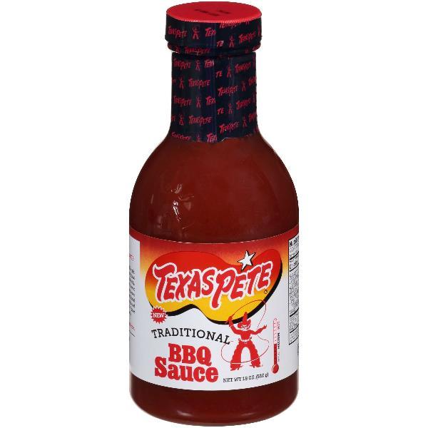 Texas Pete Traditional BBQ Sauce 16 Ounce Size - 6 Per Case.