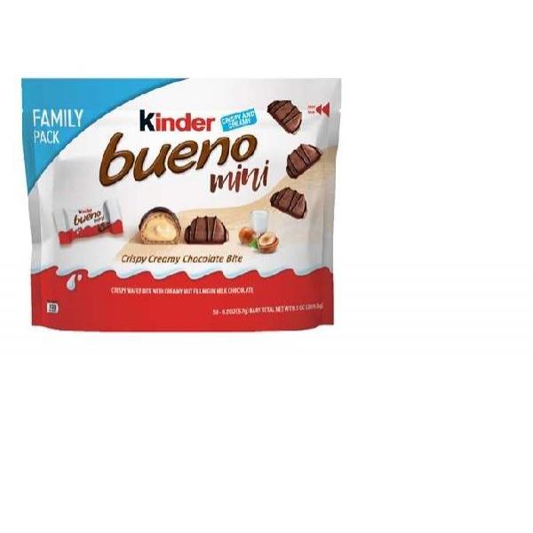 Kinder Joy Mini Tx Count Unit Crispy Wafer Bite With Creamy Nut Filling In Milk Chocol 9.5 Ounce Size - 8 Per Case.