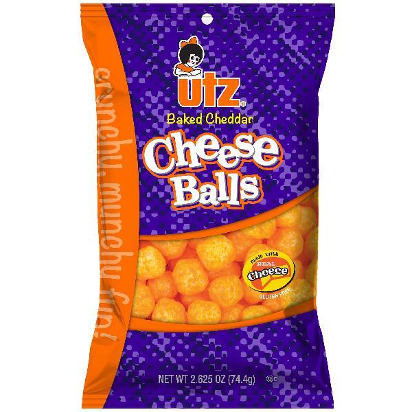 Utz Cheese Balls 2.625 Ounce Size - 5 Per Case.