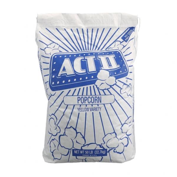 Act II Medium Yellow Popcorn 50 Pound Each - 1 Per Case.
