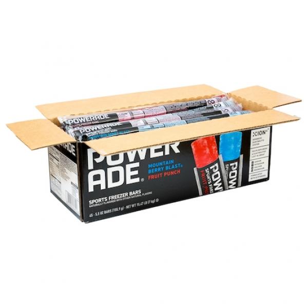 Powerade Sport Freezer Bar 5.5 Ounce Size - 45 Per Case.