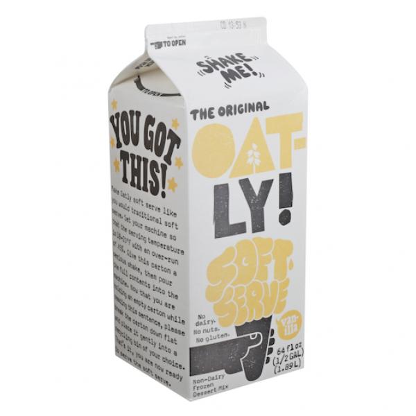 Oatly Vanilla Soft Serve Mix Pound 4.75 Pound Each - 6 Per Case.