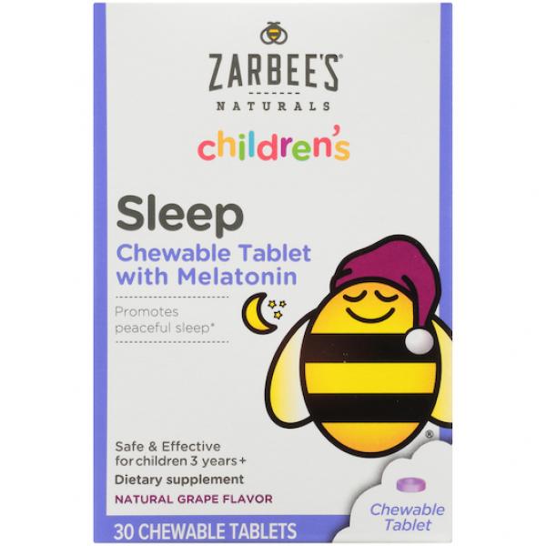 Zarbee's Children's Sleep Tablet 30 Count Packs - 12 Per Case.