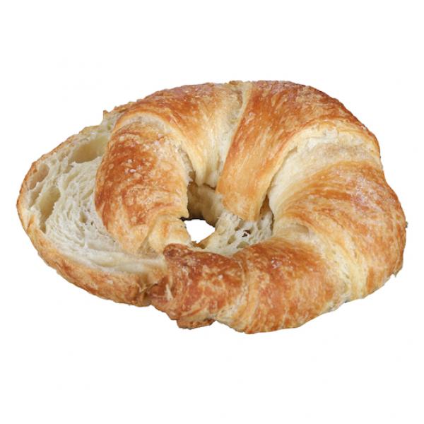 Baked Sliced Butter Croissants Closed Naturally Flavored 2.5 Ounce Size - 80 Per Case.