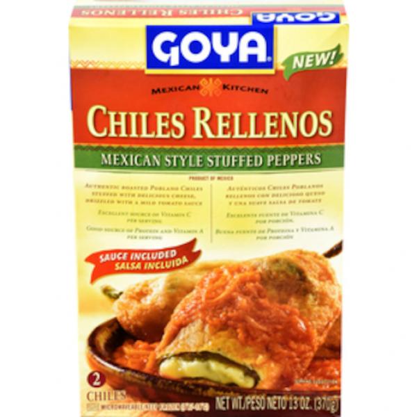 Goya Mexican Style Stuffed Peppers13 Ounce Size - 12 Per Case.
