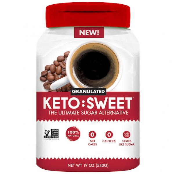 Ketosweet Zero Calorie Sweetener Jar 19 Ounce Size - 6 Per Case.