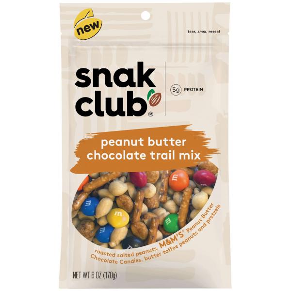 Snak Club Peanut Butter Chocolate Trail Mixresealable 0.375 Pound Each - 6 Per Case.