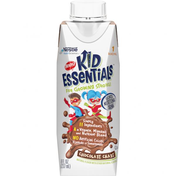 Boost® Kid Essentials™ Chocolate Craze Carton 8.01 Fluid Ounce - 24 Per Case.