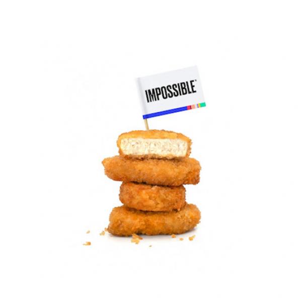 Impossible Burger Chicken Nuggets 0.71 Ounce Size - 228 Per Case.