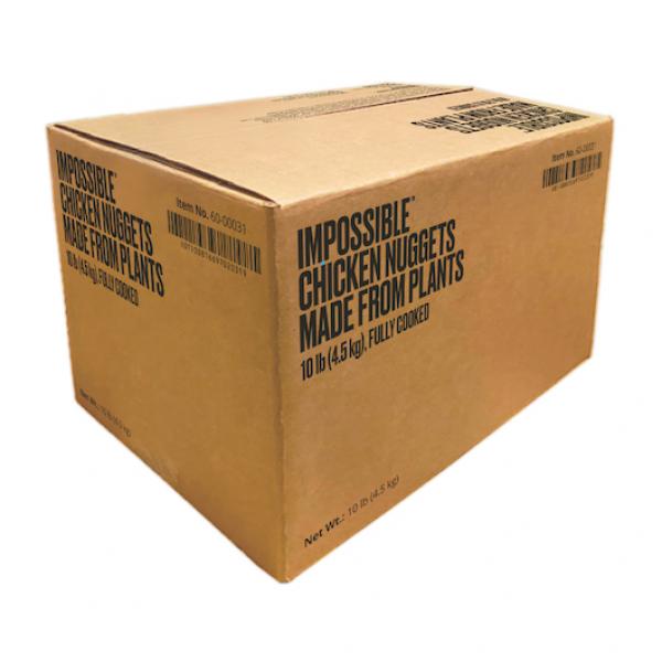 Impossible Burger Chicken Nuggets 0.71 Ounce Size - 228 Per Case.