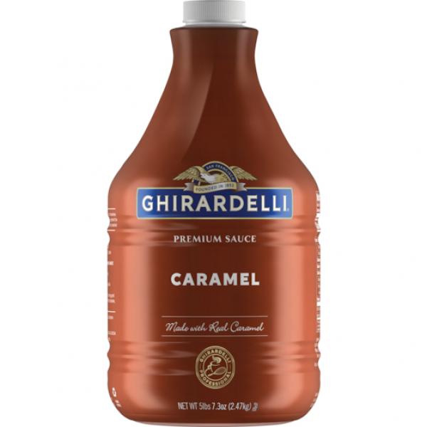 Ghirardelli Caramel Sauce Pump Bottle, 87.3 Ounce Bottles, 6 Per Case