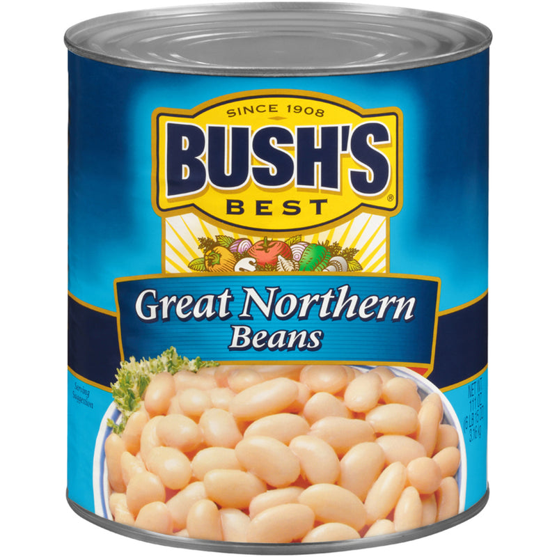 Bush's Great Northern Beans 111 Ounce Size - 6 Per Case.