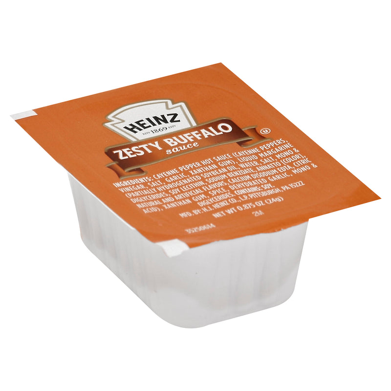 HEINZ Single Serve Zesty Buffalo Sauce 0.875 Ounce Cups 100 Per Case